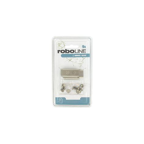 Blister De 9 Lames Adaptables Pour Robots Mowox Modèles Rm50libt, Rm600libt, Rm800libt, Rm1200libt, Rm30li, Rm45li. Remplace Ori