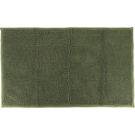 Alfombra de microfibra bolas lisas 45x75 cm - caqui - Tendance