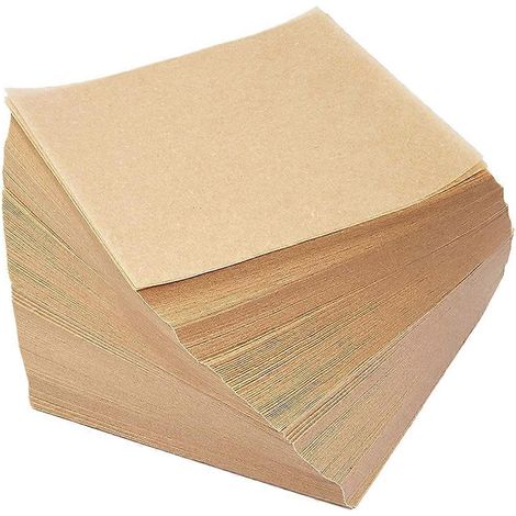 500 Stück Hamburger-Patty-Papier, antihaftbeschichtet, quadratische Papierbögen, Trennpapier für Kekse-10.00X10.00X0.10CM-As Shown (1/4)