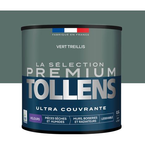 Peinture Velours Ultra Couvrante Vert Treillis 0,5 L