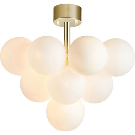 Markslojd MERLOT Applique 13 Globe Light Laiton, Blanc (1/3)
