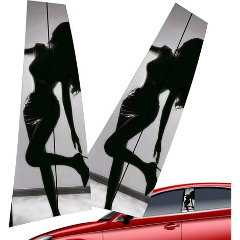 Autocollant Pour Montant B De Voiture Film Large Adaptable Facile À Poser  Protecteur Couvre Montant B Voiture Pour Passionnés Propriétaires Conducteurs Adultes Hommes Trajets Quotidiens (1/5)