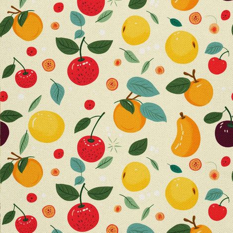 Tela decorativa para exteriores Oxford - Motivo frutal  DX6429 (1/5)