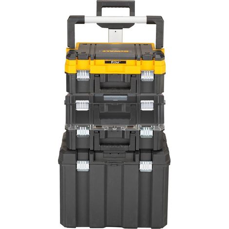 Dewalt DWST1-81049 TStak Tower Rolling Mobile Tool Storage Boxes - 4 Tstak Cases (1/4)