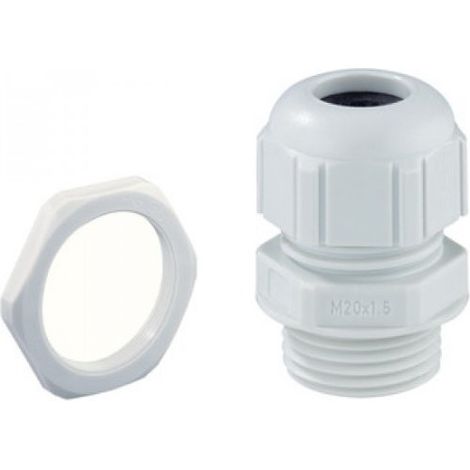 Spelsberg Racor para cable, M16, gris claro, grado de protección IP68/IP69, sin halógenos, 22741601