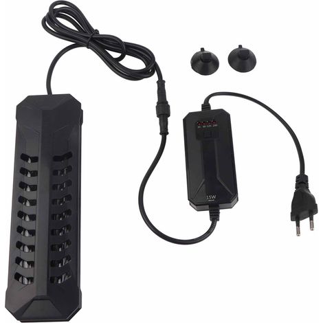 Aquarium Submersible lumière UV stérilisateur étang Aquarium stérilisation germicide LampEU 220 V 15 W (1/5)