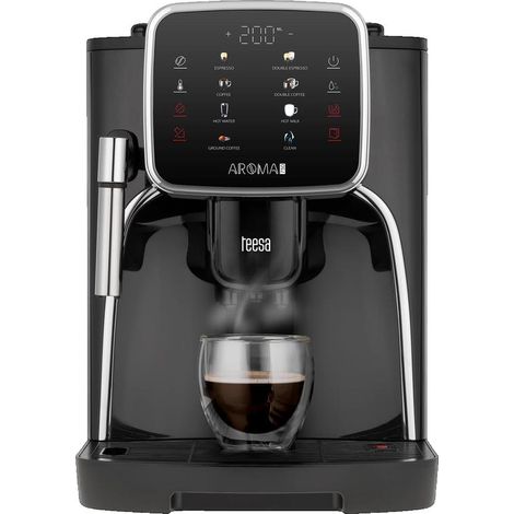 Macchina da caffè automatica a pressione 1450W + montalatte Teesa Aroma 750