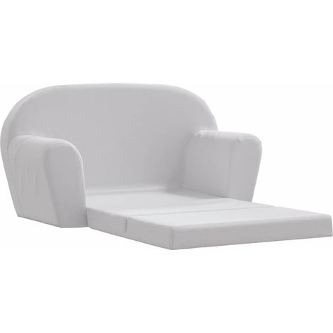 Maison Exclusive - Chaise longue pliable pour enfants gris clair (1/5)