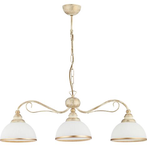 Lampada a sospensione retro ecru 3xE27 XSARA Jupiter