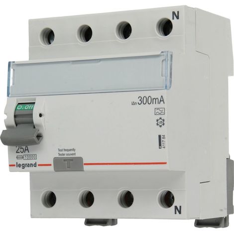 Interrupteur différentiel TX3 25 A/300 mA