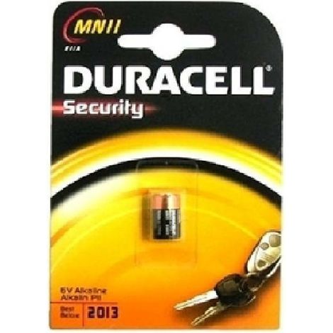 Pila 11A Alcalina DURACELL 6Vdc 38mAh  (Blister 1 Pila) MN11