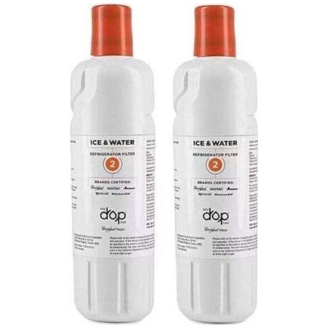 Compatible for Whirpool, Filtre 2, EDR2RXD1. Filtre À Eau for Réfrigérateur, Pièces De Rechange for Filtre De Purification d'eau for Réfrigérateur(2pcs) (1/5)