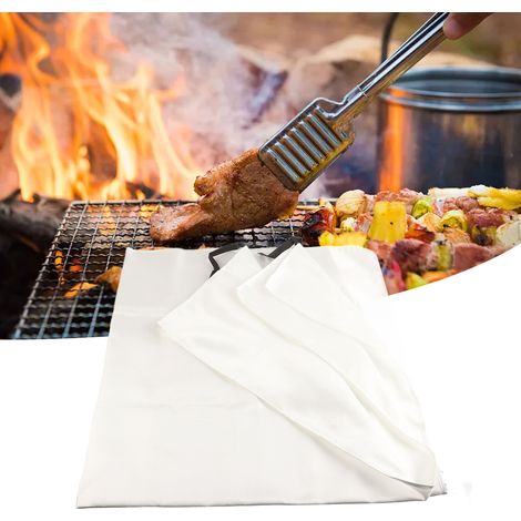 Couverture anti-feu d'urgence de 1,43 x 1,43 m pour les maisons, les écoles, les cheminées, les barbecues, les voitures, les bureaux et les entrepôts. (1/5)