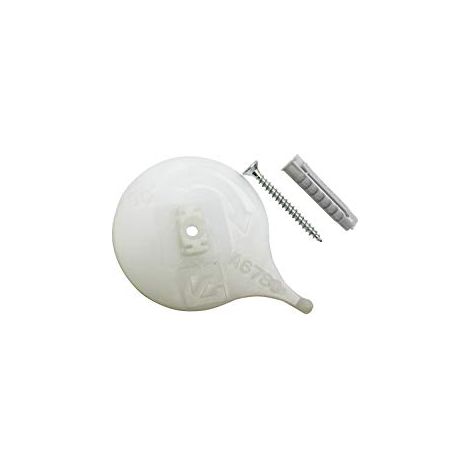 Gardinia Supporto a soffitto Tende in Alluminio 2 Binario Bianco, Confezione da 2 pz, 2 unità (1/2)
