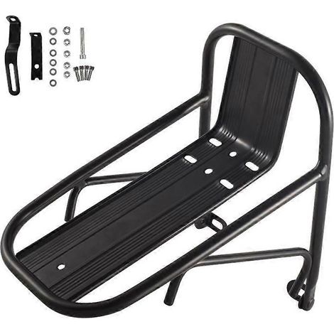 Porte-bagages avant pour vélo, support de panier pour vélo, porte-bagages avant pour VTT, porte-bagages avant en alliage, équipement de vélo (1/5)