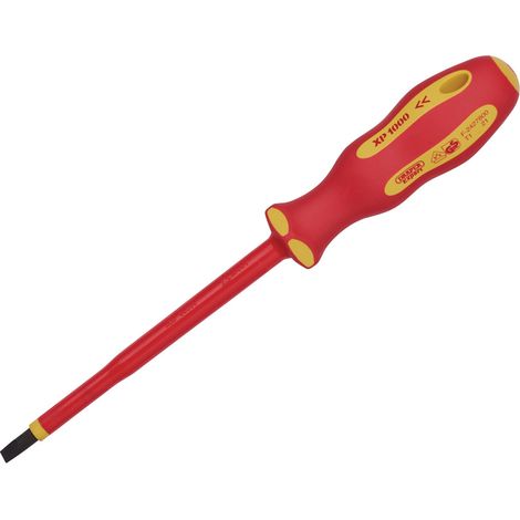 Draper Ergo Plus® 5.5mm x 125mm Flat Slot Screwdriver with Ergonomic Handle and Durable Construction (Model 64419) (1/2)