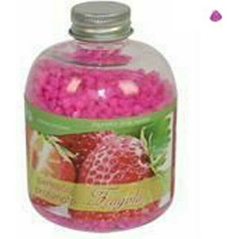 TrAdE Shop Traesio - Set 2 Pezzi Pietrisco Profumato Bottiglia 400gr Fragranza Fragola Decoro Pietra - (1/2)