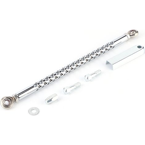Varillaje de cambio de marchas estilo malla cromada - Barra de cambio de aluminio para FXS/FXST/FLST/FLT/FLHT/FLHX/FLHR/FLTR 1986-2014 (1/5)