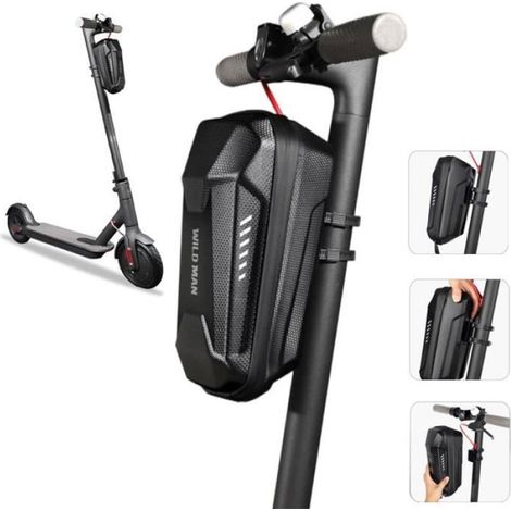 Sacoche pour trottinette électrique, sac de rangement étanche pour trottinette, 4 litres, convient aux trottinettes et vélos. (1/4)