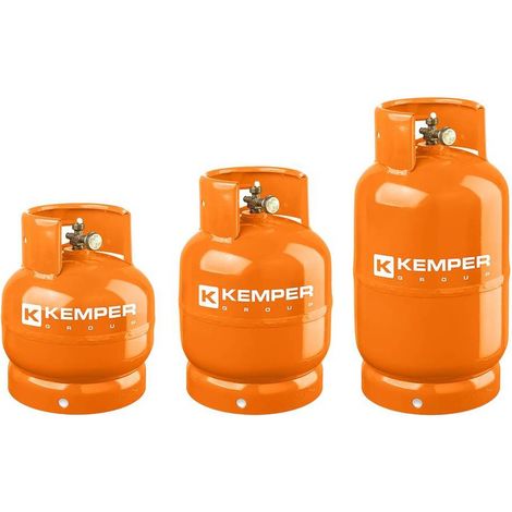 Kemper – Bouteille de gaz vide 5 kg – Usage intensif pour soudure – Compatible pistolets industriels – Certifiée durable