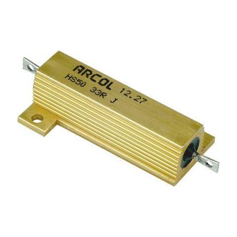 Resistencia Potencia 33R 50W 5% Metalica ARCOL HS50-33RJ