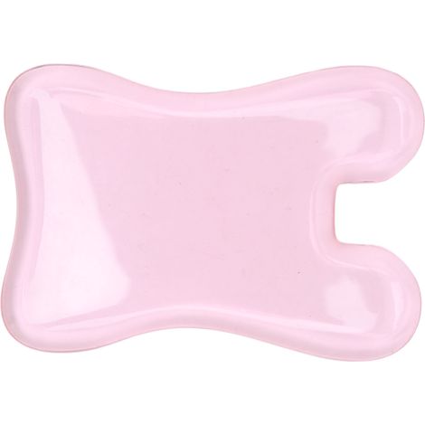 Lame de gua sha faciale rose pour yeux, en cristal concave, élimine les cernes et améliore la microcirculation (1/5)