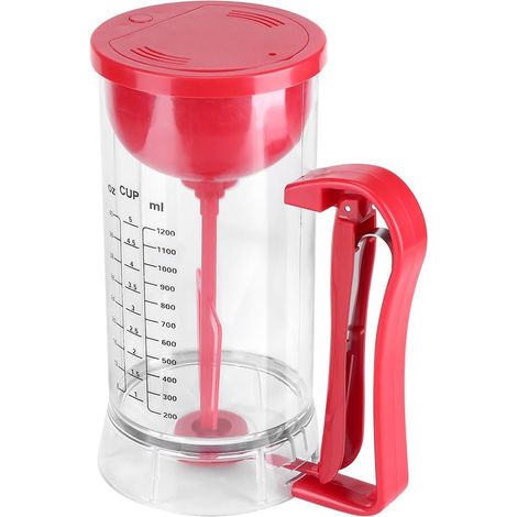 Dosatore elettrico e a batteria da 1200 ml per pastella per cupcake e pancake, utensile da cucina per la pasticceria. (1/5)