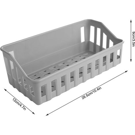 Étagère de rangement adhésive pour salle de bain, cuisine, douche, panier à ventouse gris (1/4)