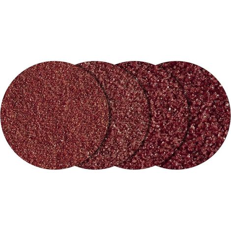 8 disques abrasifs avec fixation, Ø 50 mm I 5608000 I Accessoire pour le plateau de ponçage pour meuleuse d'angle (1/5)