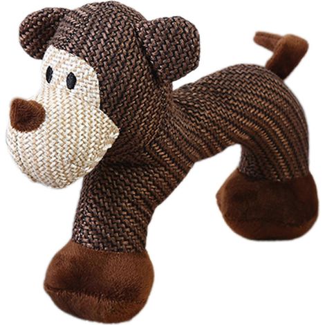Jouet en peluche interactif et résistant avec couineur pour chat et chien - Idéal pour l'éducation, le renforcement des liens et les jeux de balle en extérieur avec vos amis à quatre pattes (1/5)