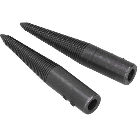 Mandrin conique en acier robuste, lot de 6 adaptateurs filetés stables pour touret à meuler, fixation sûre et durable (1/5)