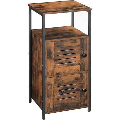 Beistellschrank Nachttisch Kommode Sideboard mit offenen Ablagen (1/5)