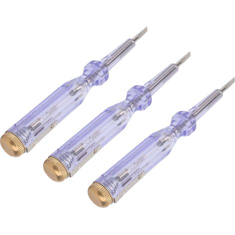 Testeur de tension électrique 3 pièces, stylo détecteur de courant AC 100-250V, outil de diagnostic précis pour électricien, vérificateur de fil sous tension ANG43 (1/5)