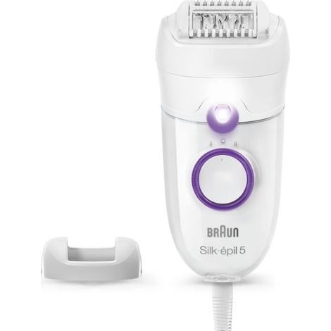 Braun Silk-épil 5 505 Power 28 pince(s) Violet, Blanc (1/5)