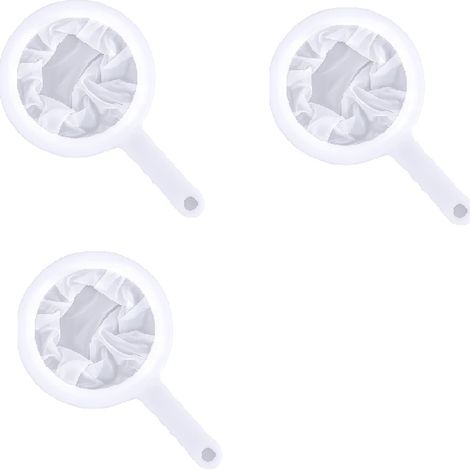 Passoire - Tamis Cuisine Nylon Alimentaire - 100 200 400 Mesh - Poignée Isolante Thermique - Diamètre 10 Cm - 1 Pièce