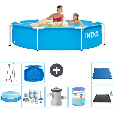 Intex Piscina con struttura Rotonda - 244x51 cm - 7-pezzi  S41456 (1/5)