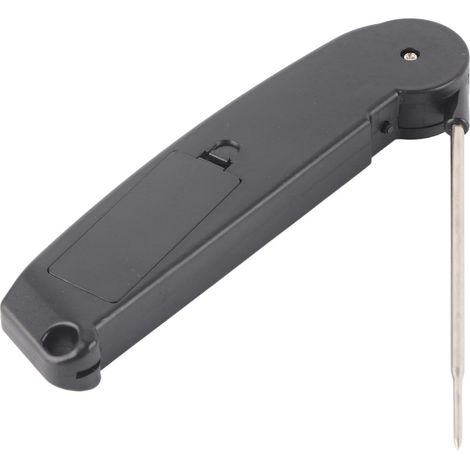 Thermomètre à sonde électronique pliable intelligent pour viande cuisine intérieur extérieur acier inox 304 ABS noir TS 89 (1/5)