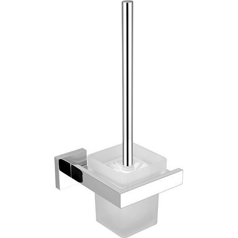 WC-Bürste aus Glas mit Ersatzbürste in Matt und Satin (1/5)