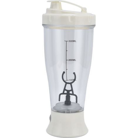 Automatischer 350-ml-Shaker für Kaffee und Getränke – Tragbarer weißer elektrischer Mixer (1/5)