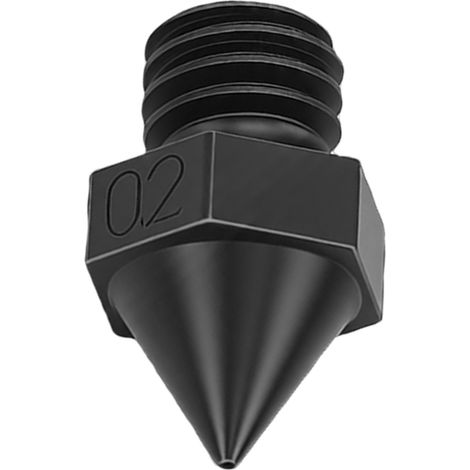 Buse d'imprimante 3D compatible avec les séries Raise3D N Pro2 Pro3 E2, pointe de 0,2 mm, précise et résistante à l'usure, en acier trempé nickelé, pièces de rechange pour l'extrémité chaude (1/5)