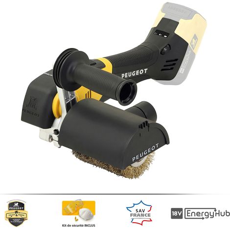 Peugeot – Rénovateur brushless EnergyHub – Moteur brushless – Vitesse 0-2000 tr/min – Pour ponçage bois et finition meubles