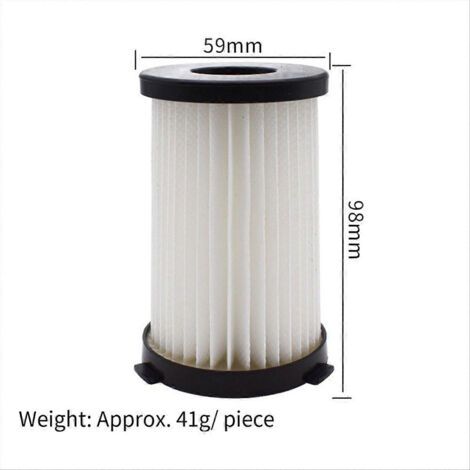 NALOOKAMIC Accessoire compatible avec les aspirateurs portables sans fil MOOSOO D600 et D601 : filtre HEPA (1/4)