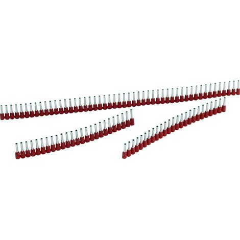 Embout simple d'extrémité de câble Jokari T60110 1 mm² rouge 500 pc(s) (1/2)