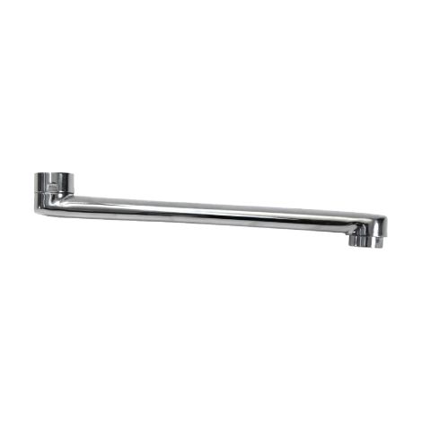 Dianhydro bec d'e'vier mural longueur 30 cm chrome pie'ces de rechange pour robinetterie de cuisine salle de bain Cromato 30 Cm