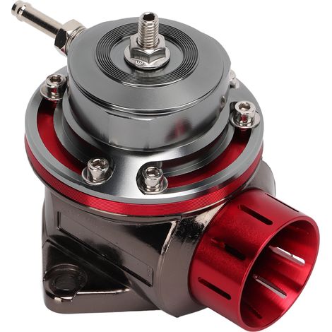 Soupape de décharge de surpression Turbo BOV 40mm Longueur 65mm Universel Modification Rouge (1/5)