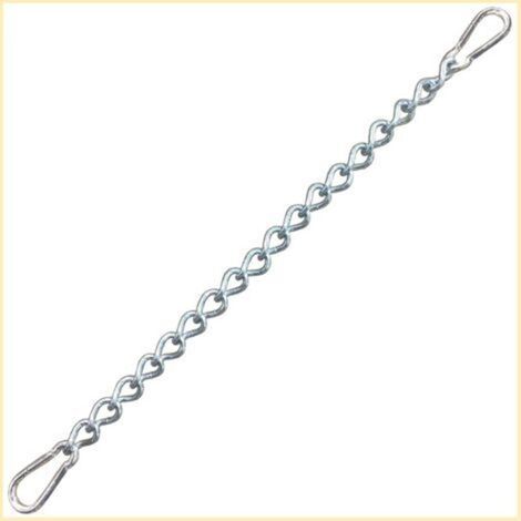 Chaîne avec Deux mousquetons, Fixation Variable pour hamac jusqu'à 230 kg (Chaîne 66 cm)