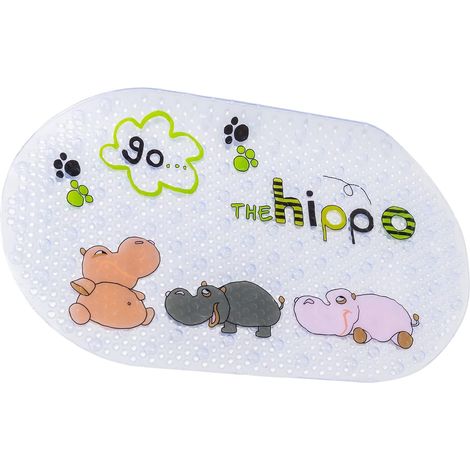 Alfombra Para Bañera - Alfombra Antideslizante Con Estampado De Animales - 69 x 39,5 Cm - Para Bañera Y Ducha - Lavable En Lavadora - 1 Unidad (1/5)