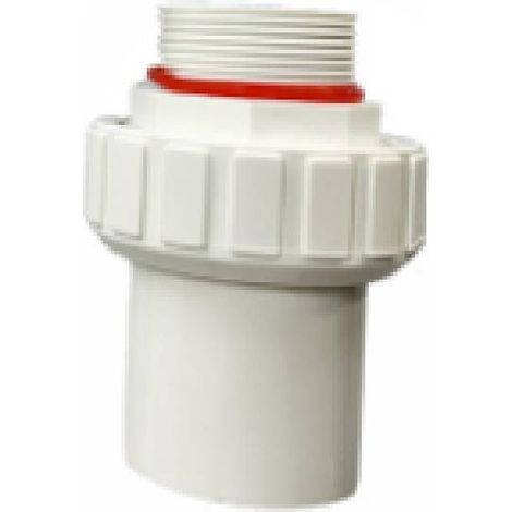 Raccord union joint mixte pvc à visser x a coller embout fileté pvc pression manchon pompe filtre a sable piscine joint torique 1.5 pouce (1/5)