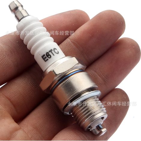 Motorcycle gasoline generator compatible with Yamaha PW50/60/80 LT50 LT80 E6TC spark plugs and spark nozzles. (1/4)