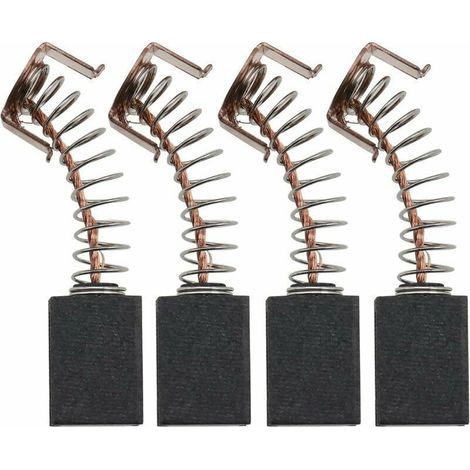 Lot de 2 paires de balais de charbon pour moteur 12 x 8 x 5 mm compatibles avec meuleuse d'angle WS125 Black & Decker G720 (1/3)